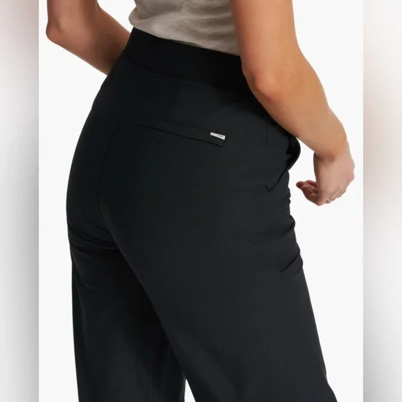 Vuori Black Wide-Leg Women's Pants- XS - Picture 3 of 7